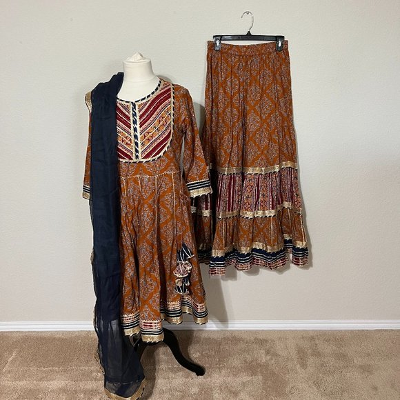 pakistani indian shalwaar kameez desi outfit, indian outfit south asian outfit - Picture 1 of 8